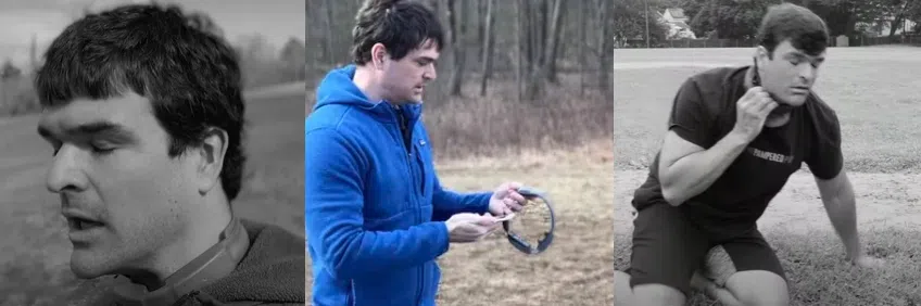 Zach testing SpotOn GPS collar in real-world conditions - multiple field tests